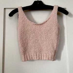 Skims Cozy Knit Tank Dusk